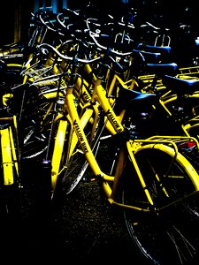 Street bicycle netherlands photo