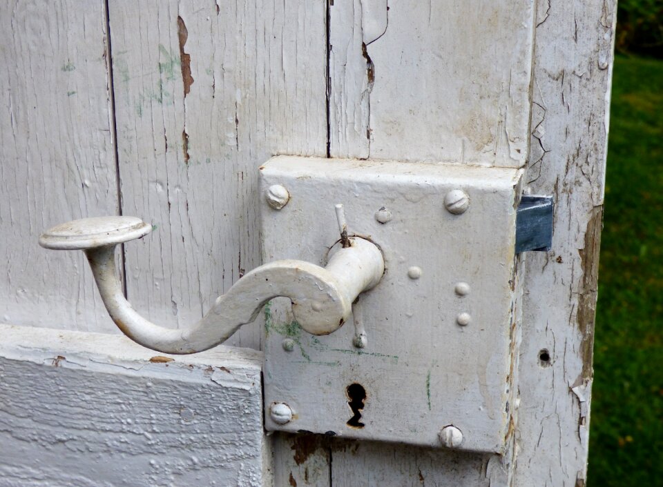 Lock old door atmosphere