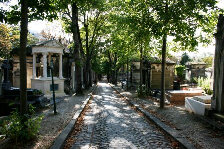 Tombs pere lachaise paris