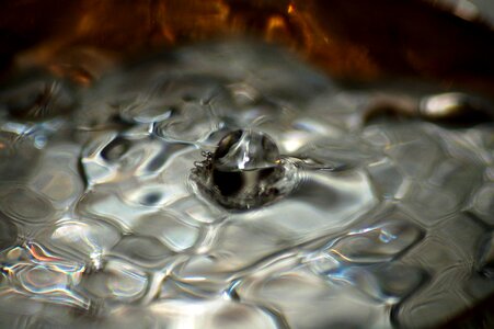 Macro liquid bubble photo