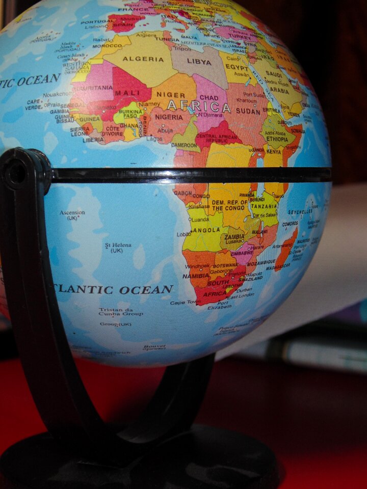 Geography blue coloring