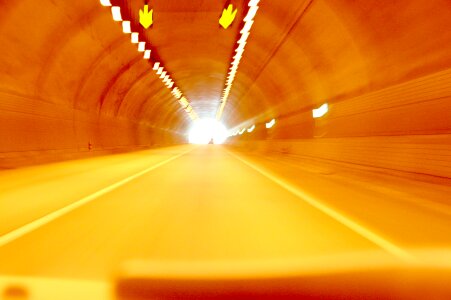 Speed running highway photo