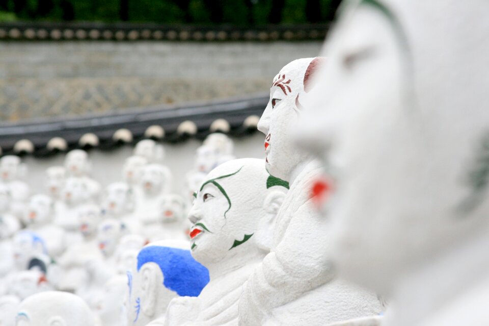 Ganghwado white buddha buddha in