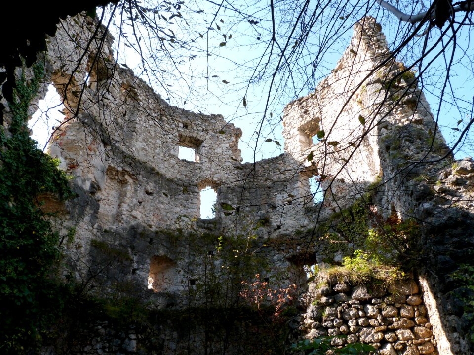 Tower stone construction photo