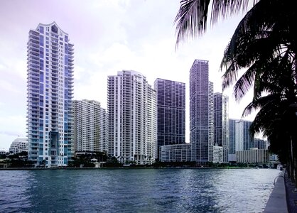 Usa downtown miami bayfront park photo