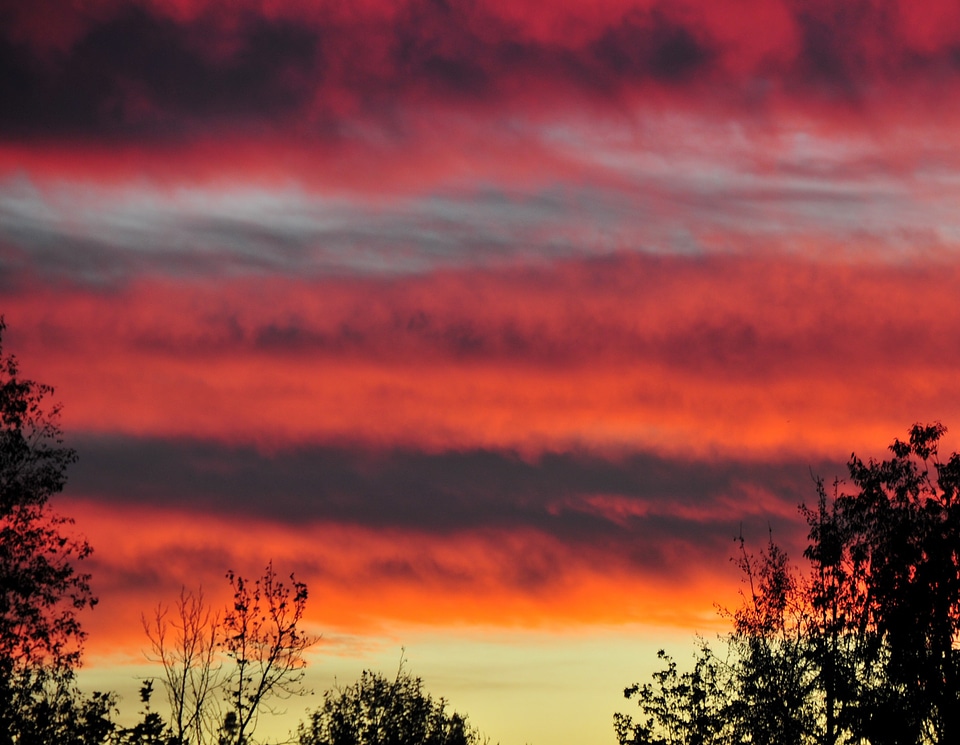 Sunrise cloud landscape