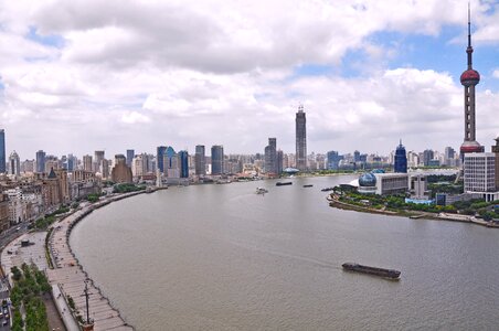 Street the bund the scenery photo