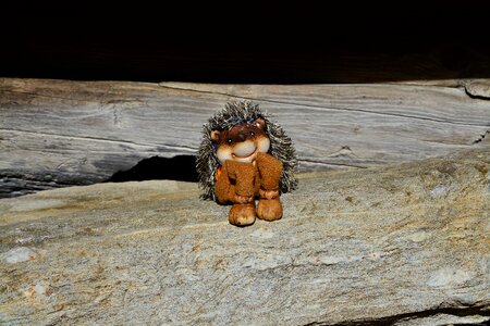 Hedgehog figure stone