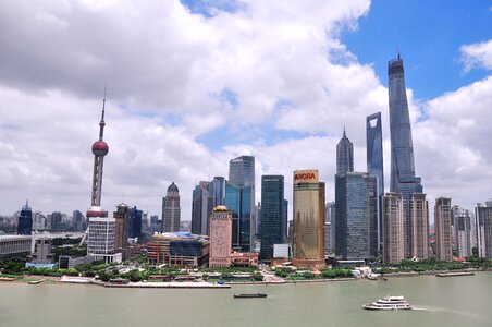 Street the bund the scenery photo