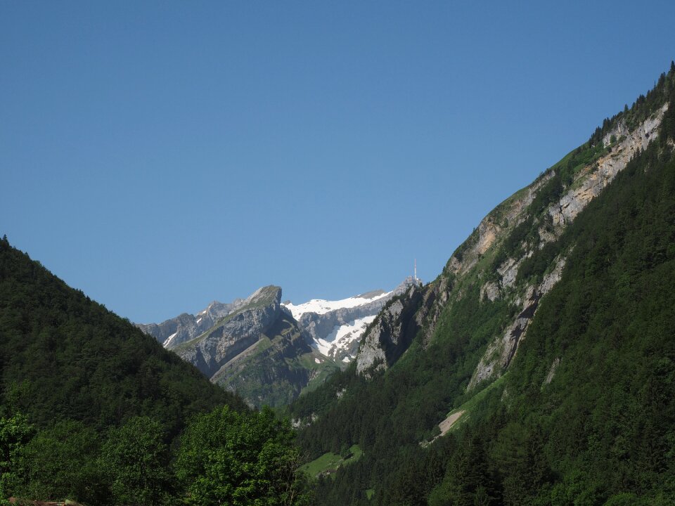 Alpine mountain säntis