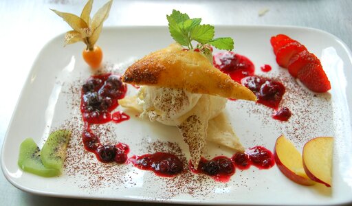 Gourmet vanilla ice cream ice cream