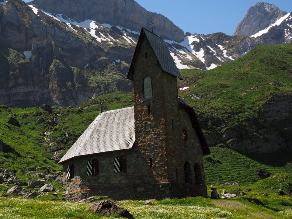 Alm alpine village appenzell