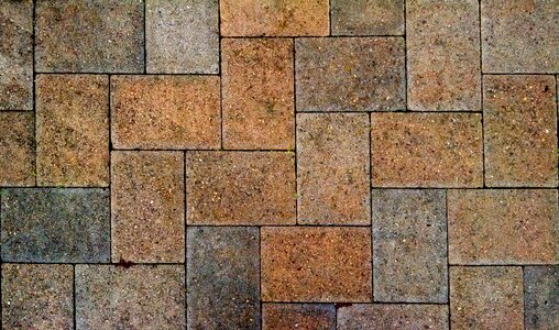Paving pattern cobblestone photo