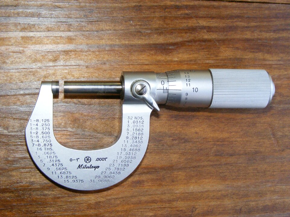 Tool measurement mitutoyo