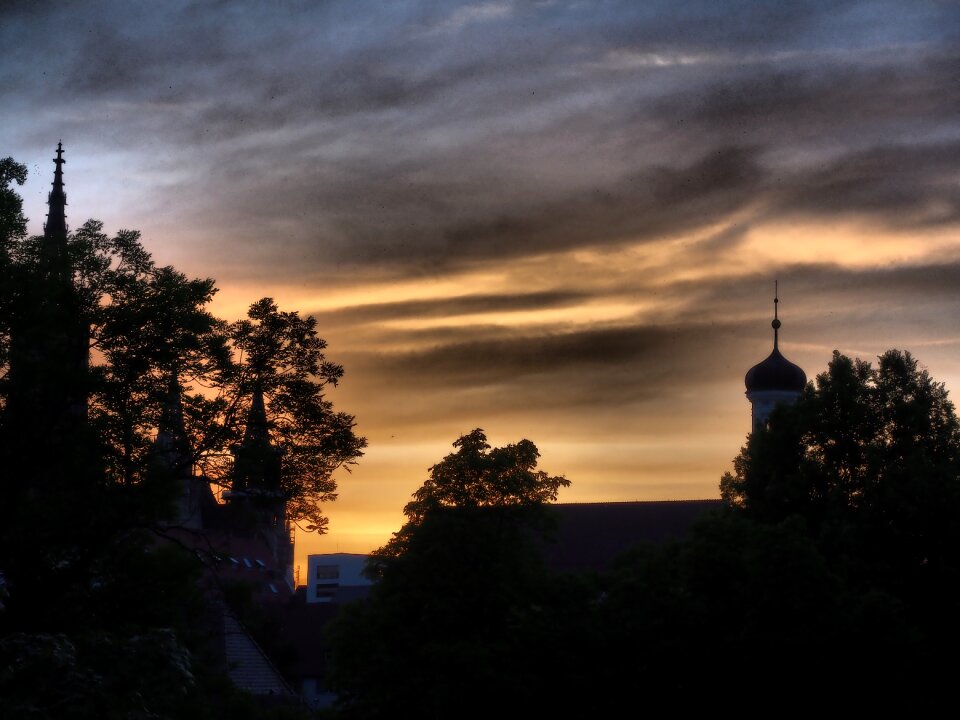 Hdr ulm sky photo