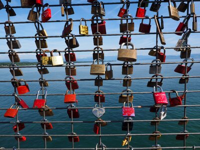 Padlocks symbol eternal love photo