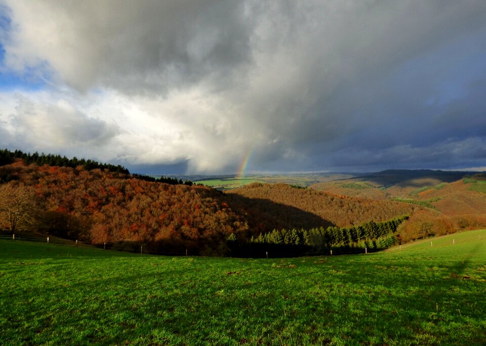 Hills landscape luxembourg