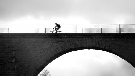 Bike ride bridge cycle