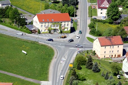 Junction aerial view upper lusatia