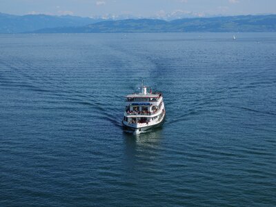 Lake constance boat crossing photo