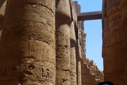 Egypt column temple