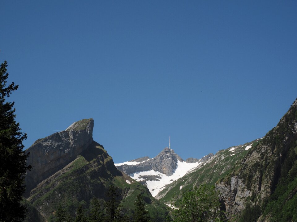 Mountains alpine säntis