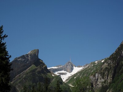 Mountains alpine säntis
