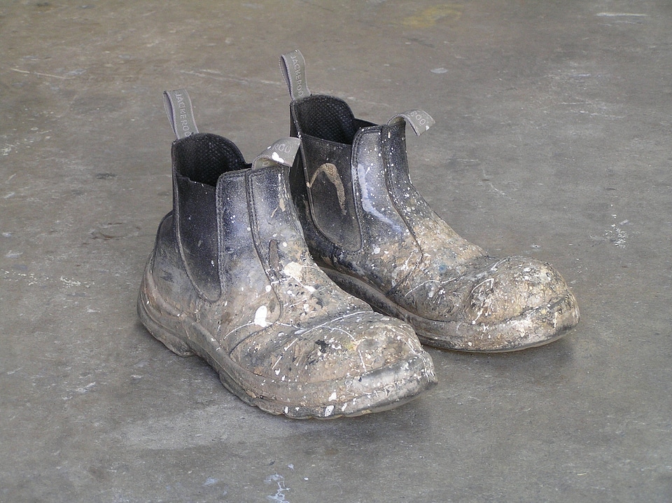 Concrete dirty workwear