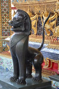 A bird with a human head lion thailand