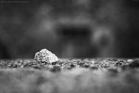 Ruins mine black and white