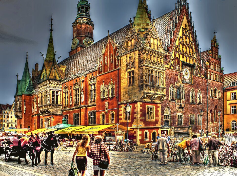 Architecture people old town