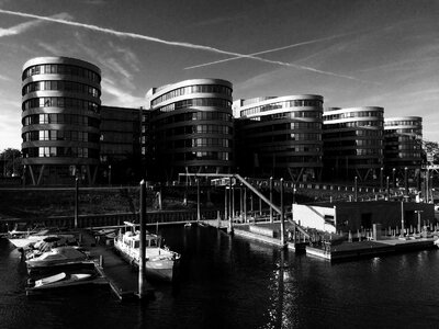 Inner harbour marina ruhr area