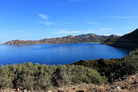 Island of beauty landscape blue