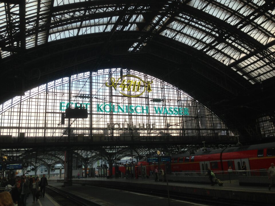 Central station public means of transport passengers