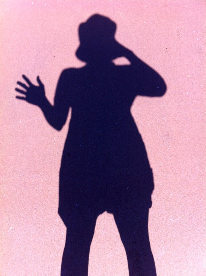 Silhouette person
