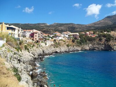 Mediterranean summer landscape photo