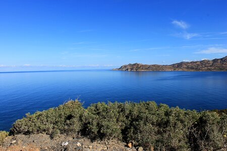 Island of beauty landscape blue