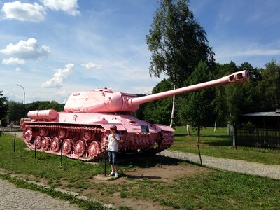 Pink tank lesany military museum