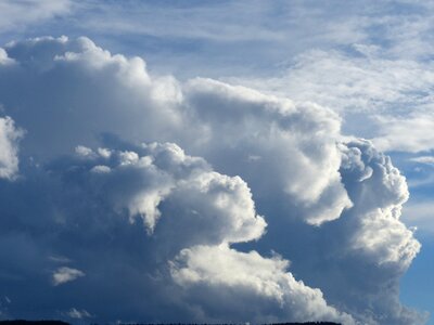 Weather nature blue photo