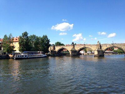 River charles bridge bridge photo