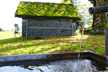 Hut scale log cabin