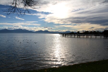 Blue landscape upper bavaria photo