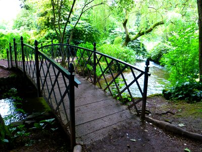 Water landscape footbridge photo