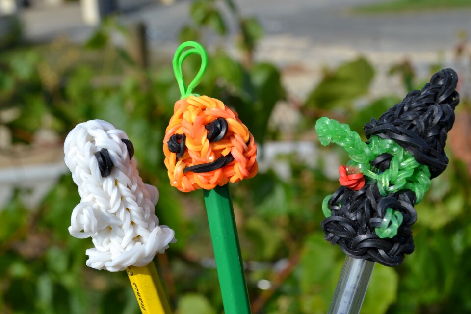 Witch phantom elastic puppet pencil