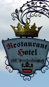Passau advertising gasthof
