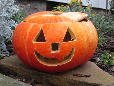 Pumpkin mask halloweenkuerbis