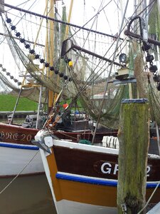 Ships fishing nets boats
