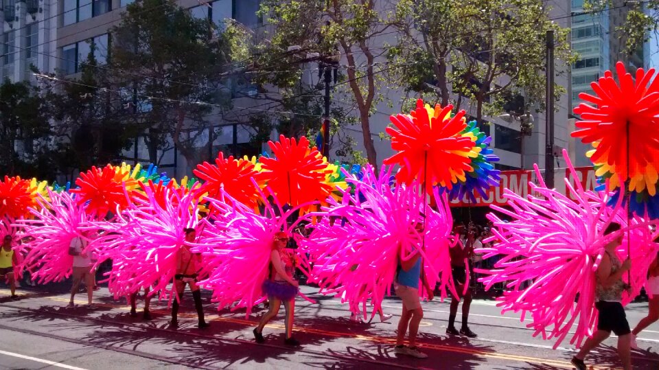 Pink pride parade