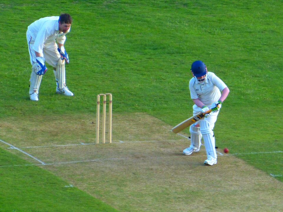 Throw batsman ball