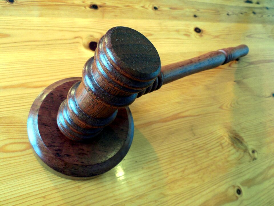 Law auctioneer justice
